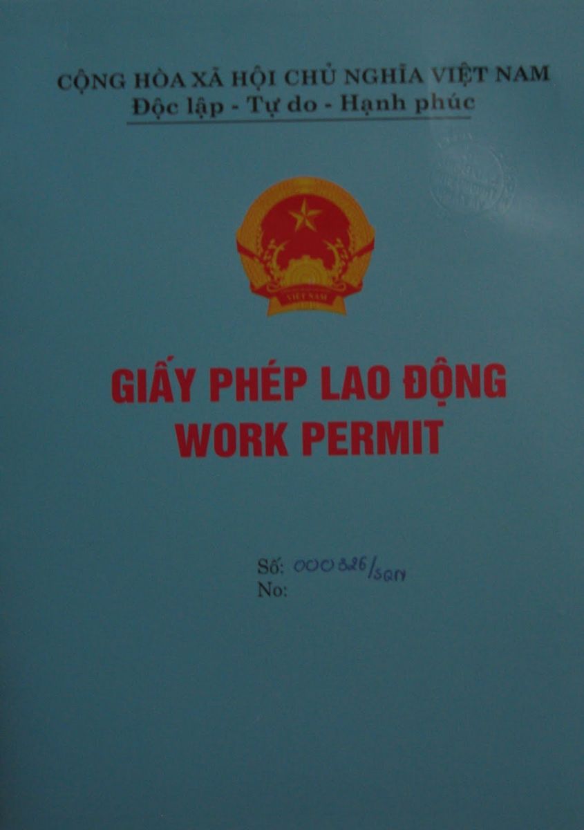 Hồ sơ cấp giấy phép lao động